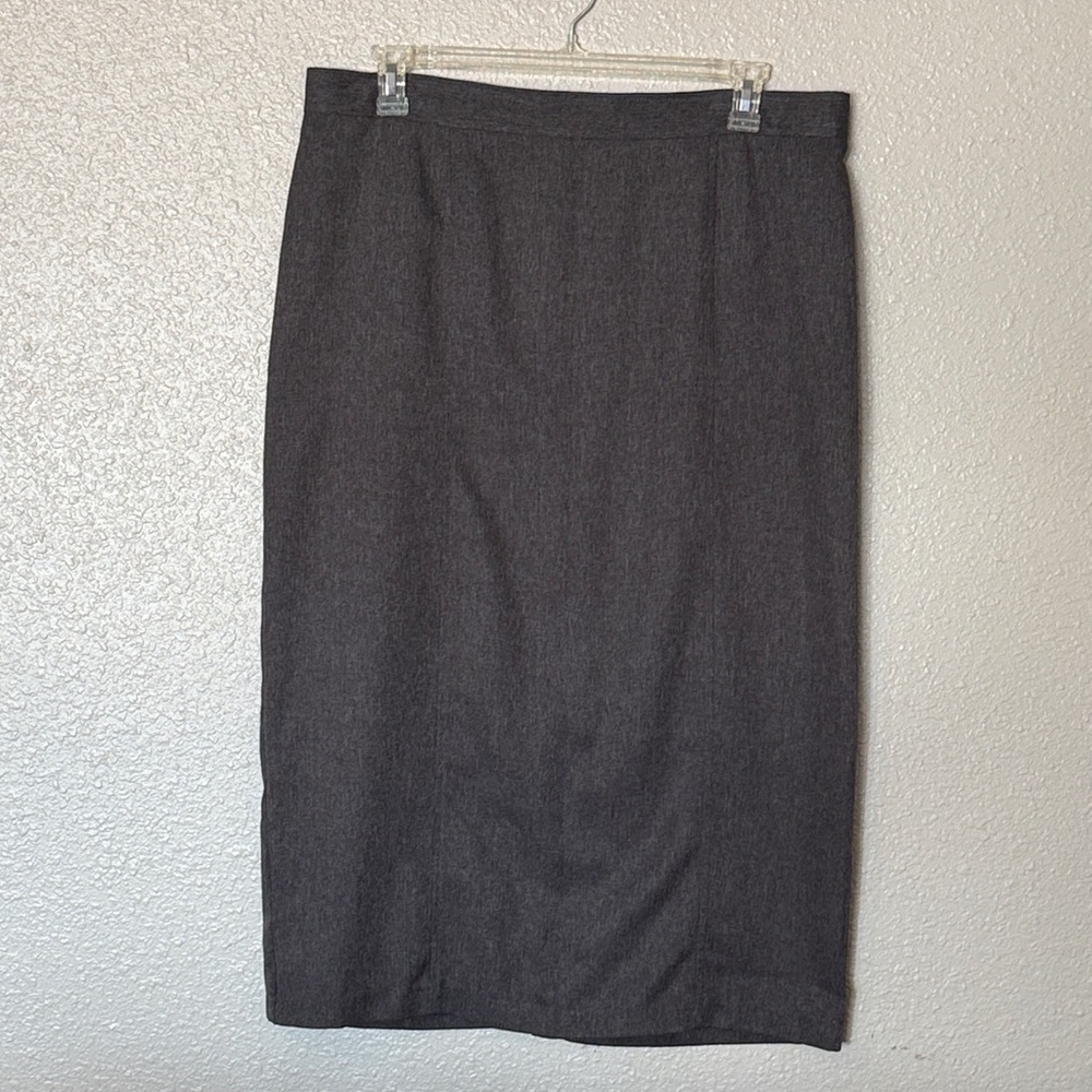 Kathie Lee Collection Charcoal Pencil Skirt